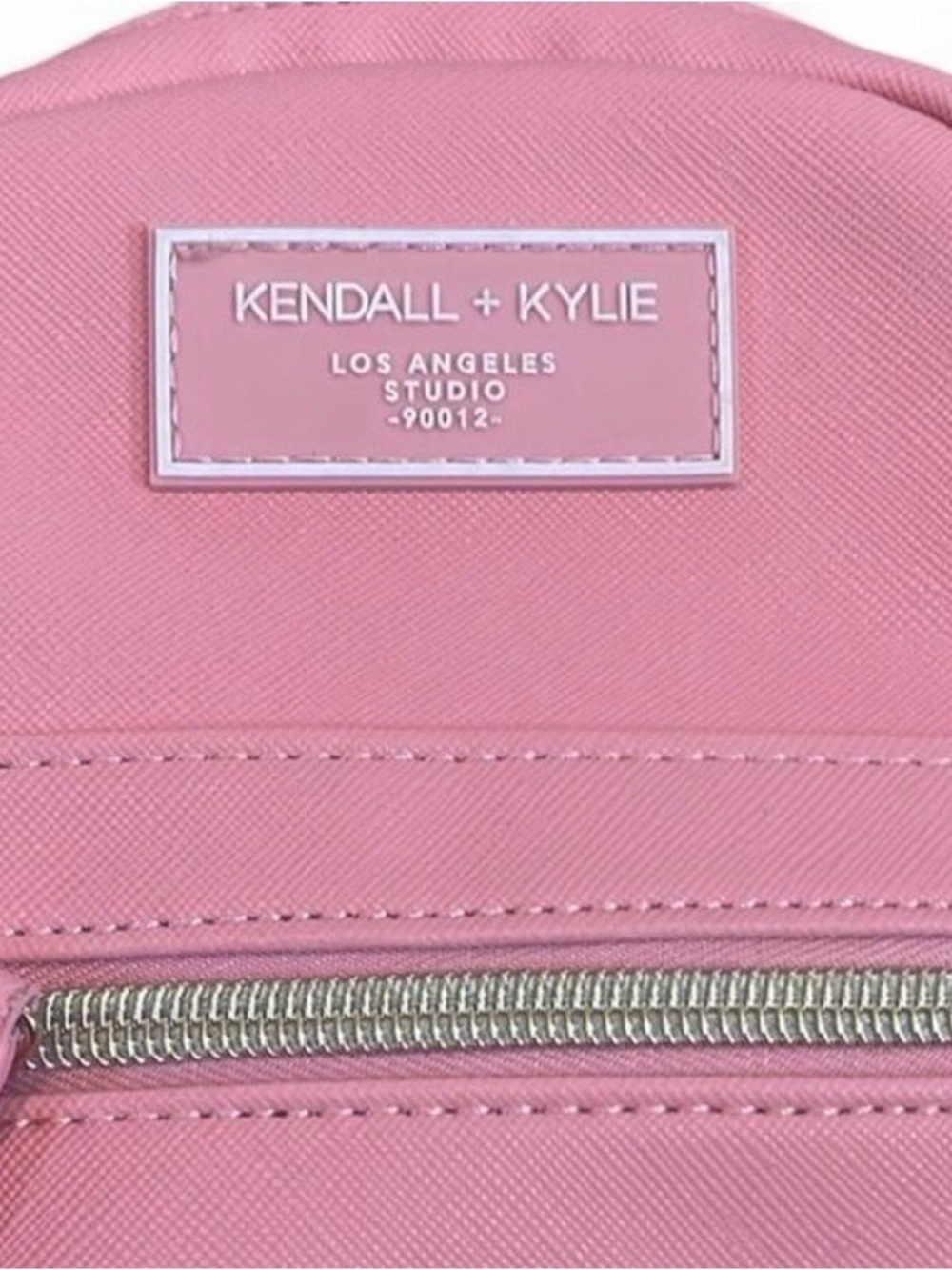 Kendall & Kylie Bubblegum Pink Mini Backpack with Branded Straps - Picture 3 of 3